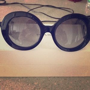 Like New Prada Baroque round sunglasses